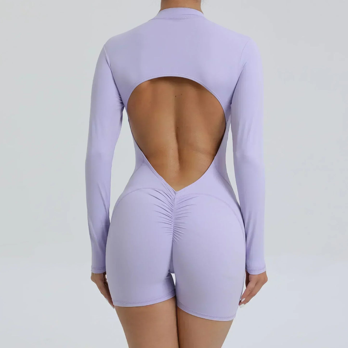 Seamless Long-Sleeve Romper