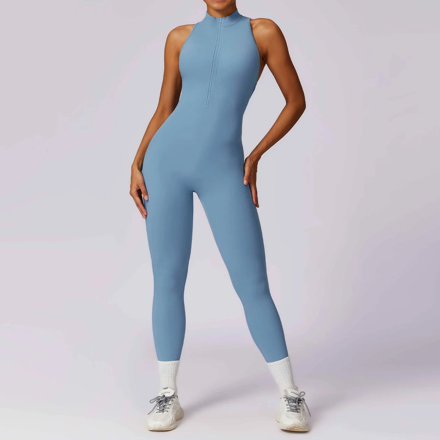 Seamless V-Back Jumpsuit