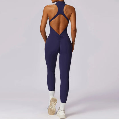 Seamless V-Back Jumpsuit