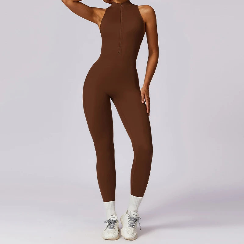 Seamless V-Back Jumpsuit