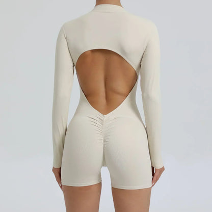 Seamless Long-Sleeve Romper