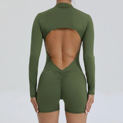 Seamless Long-Sleeve Romper