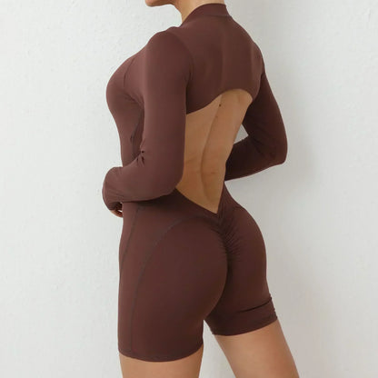 Seamless Long-Sleeve Romper